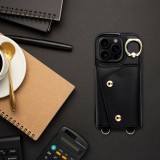 Wallet Case WONDER for IPHONE 16 PRO MAX black