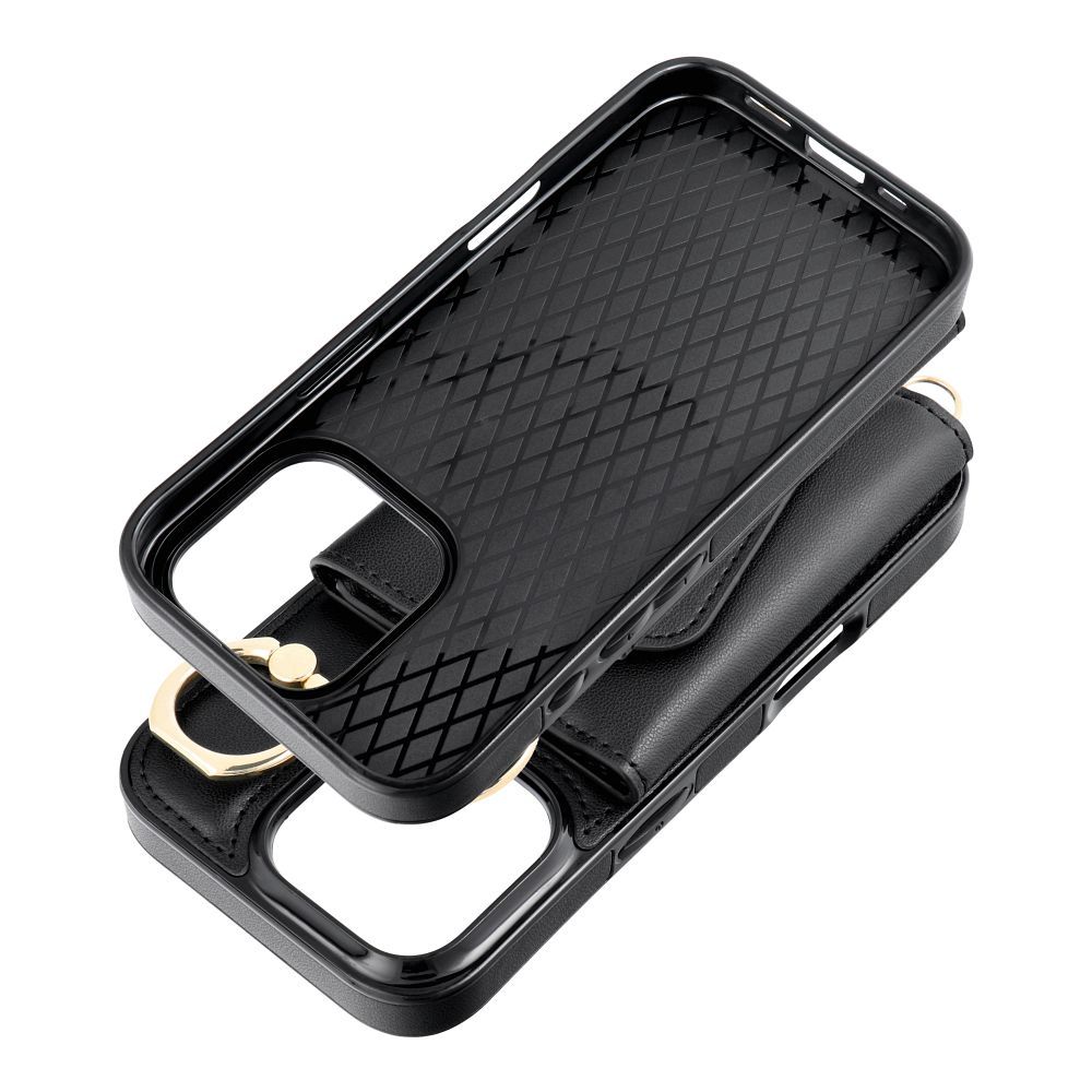 Wallet Case WONDER for IPHONE 16 PRO MAX black