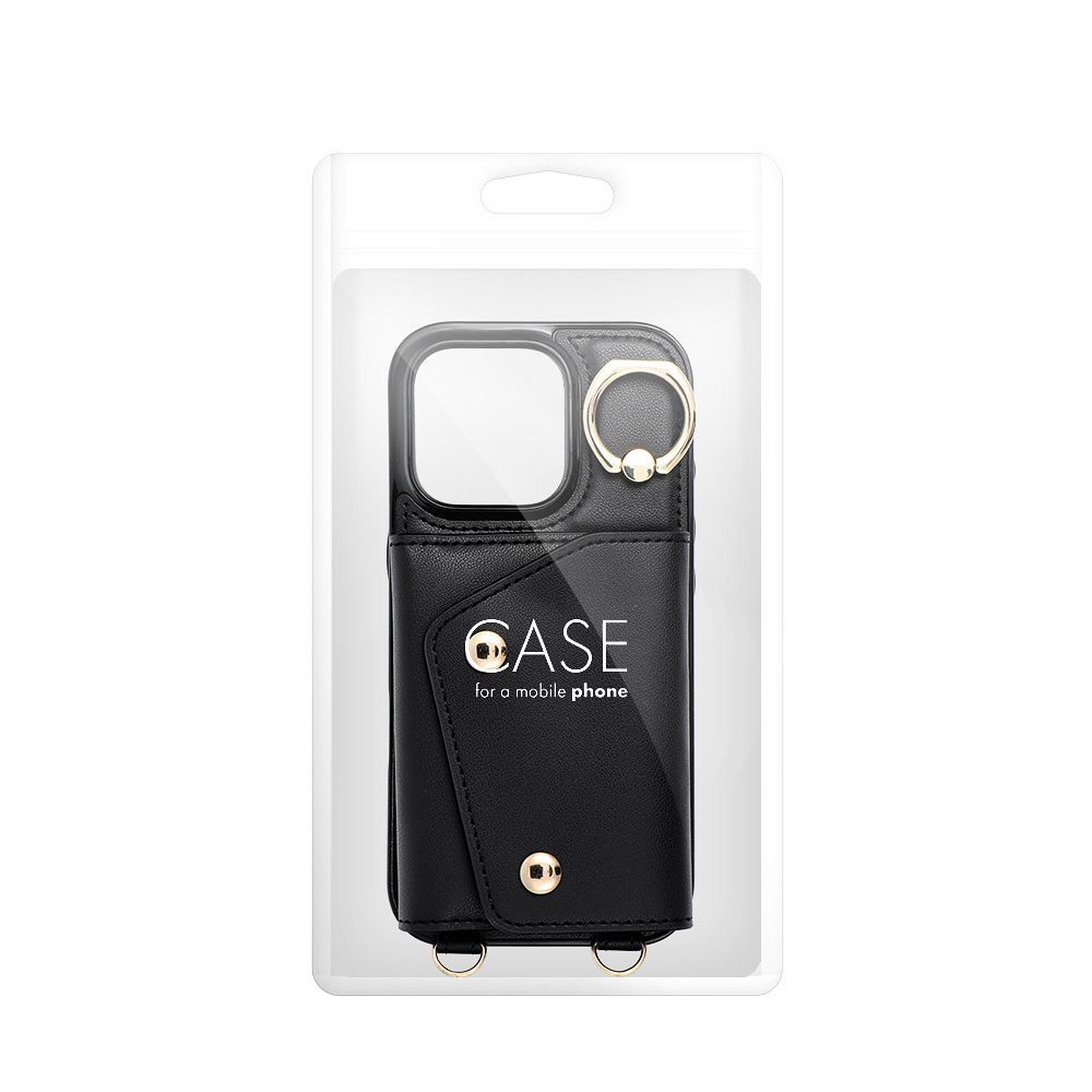 Wallet Case WONDER for IPHONE 16 PRO MAX black