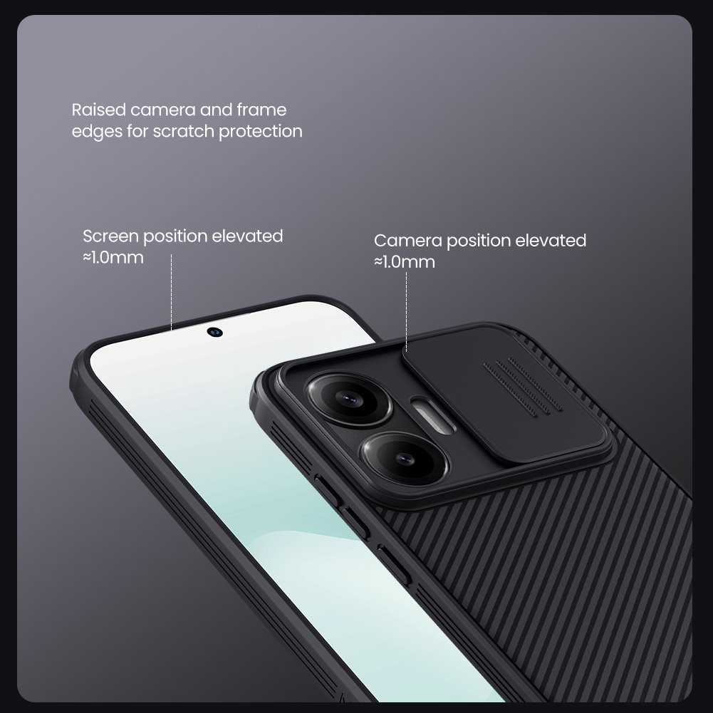 Nillkin CamShield PRO Magnetic Zadní Kryt pro Poco F7 Black