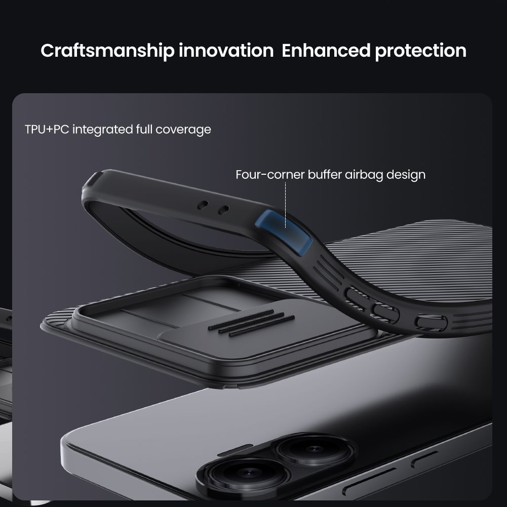 Nillkin CamShield PRO Magnetic Zadní Kryt pro Poco F7 Black