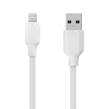 Kabel OBAL:ME Simple USB-A/Lightning 1m, bílá