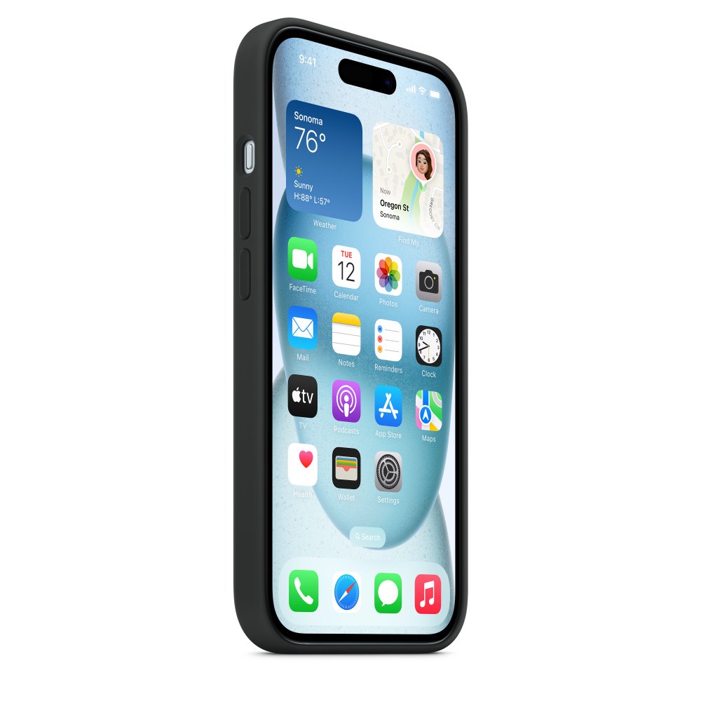 Silikonový kryt MXPD3ZM/A Apple vč. Magsafe pro Apple iPhone 15, black
