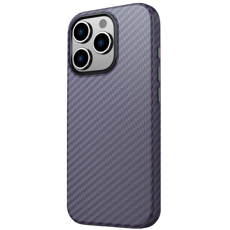 Pouzdro SWISSTEN MagStick SHELL pro Apple iPhone 13 Pro Max, fialová