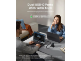 Anker 140W, 3xUSB-C, 1xUSB Nabíječka do sítě šedá