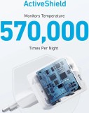 Anker 323 33W, 1xUSB-C, 1xUSB Nabíječka do sítě bílá