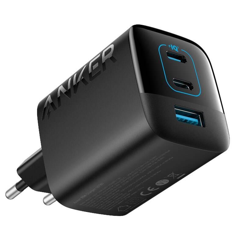 Anker 336 67W, 2xUSB-C, 1xUSB Nabíječka do sítě černá