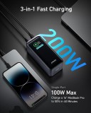 Anker Prime 20000mAh, 200W Powerbanka černá