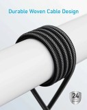 Kabel Anker USB-C/USB-C 0,9m 240W černá