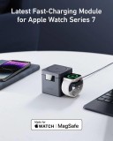 Anker 3v1 Cube MagSafe 30W Bezdrátová nabíječka černá