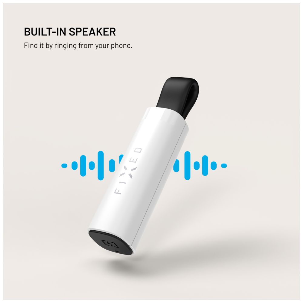Smart tracker FIXED Tag Stick s podporou Find My, bílý