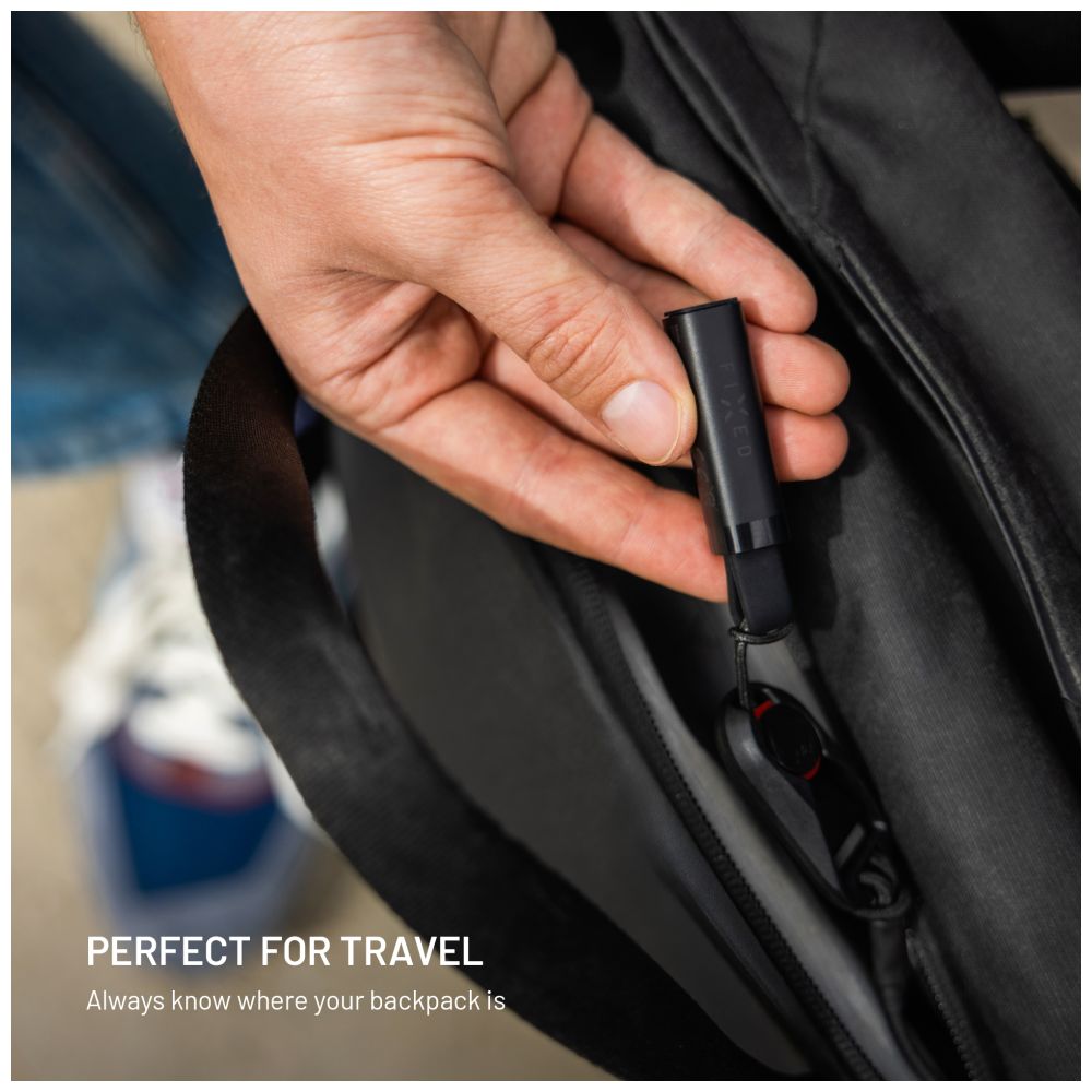 Smart tracker FIXED Tag Stick s podporou Find My, černý