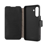 Kožené pouzdro typu kniha FIXED ProFit pro Samsung Galaxy A36 5G, černé