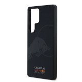 Red Bull Leather Meshed Debossed Logo MagSafe Zadní Kryt pro Samsung Galaxy S25 Ultra Navy