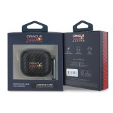 Red Bull PU Karbonové Pouzdro pro AirPods 4 Black