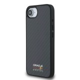 Red Bull Carbon Shiny Logo MagSafe Zadní Kryt pro iPhone 16e Black