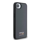 Red Bull Carbon Shiny Logo MagSafe Zadní Kryt pro iPhone 16e Black