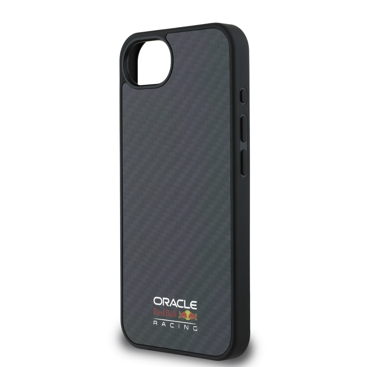 Red Bull Carbon Shiny Logo MagSafe Zadní Kryt pro iPhone 16e Black