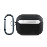 Red Bull PU Karbonové Pouzdro pro AirPods Pro Black