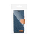 CANVAS Book case for IPHONE 16 navy blue