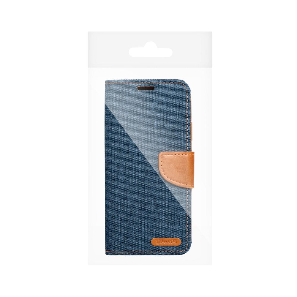 CANVAS Book case for IPHONE 16 navy blue