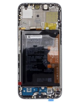 LCD display + dotyková deska + přední kryt pro Honor 200, white (Service Pack)