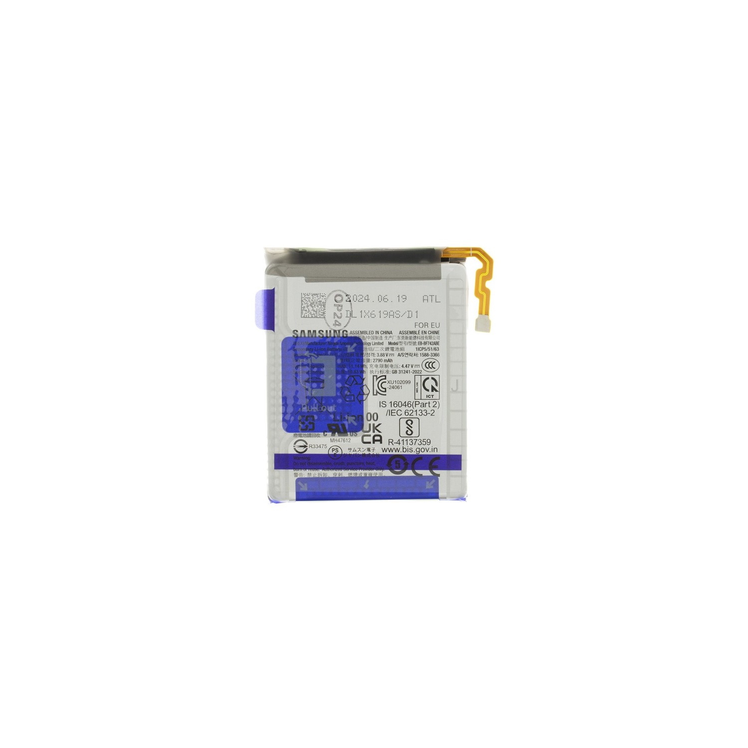 Originální Samsung baterie Li-Ion 2870mAh EB-BF742ABE (Service Pack)