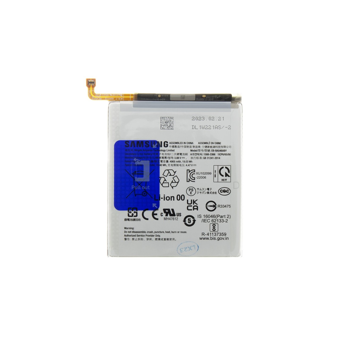 Originální Samsung baterie Li-Ion 5000mAh EB-BA346ABY (Service Pack)