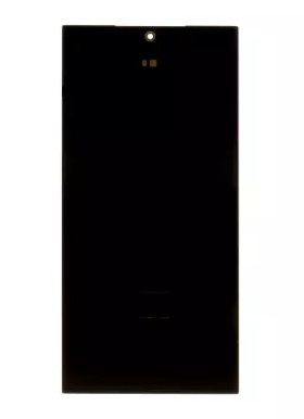 LCD display + dotyková deska + přední kryt pro Samsung Galaxy S25 Edge, black (Service Pack)