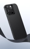 Pouzdro SWISSTEN MAGCARBON pro Apple iPhone 15 Pro, černá