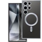 ELECTRO MAG COVER case compatible with MagSafe for SAMSUNG S25 FE silver