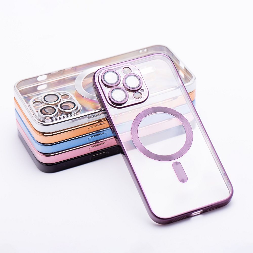 ELECTRO MAG COVER case compatible with MagSafe for IPHONE 11 Pro deep purple