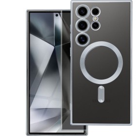 Zadní kryt ELECTRO MAG COVER case s MagSafe pro Samsung Galaxy S25 Edge, silver