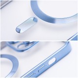 ELECTRO MAG COVER case compatible with MagSafe for SAMSUNG S25 Edge blue