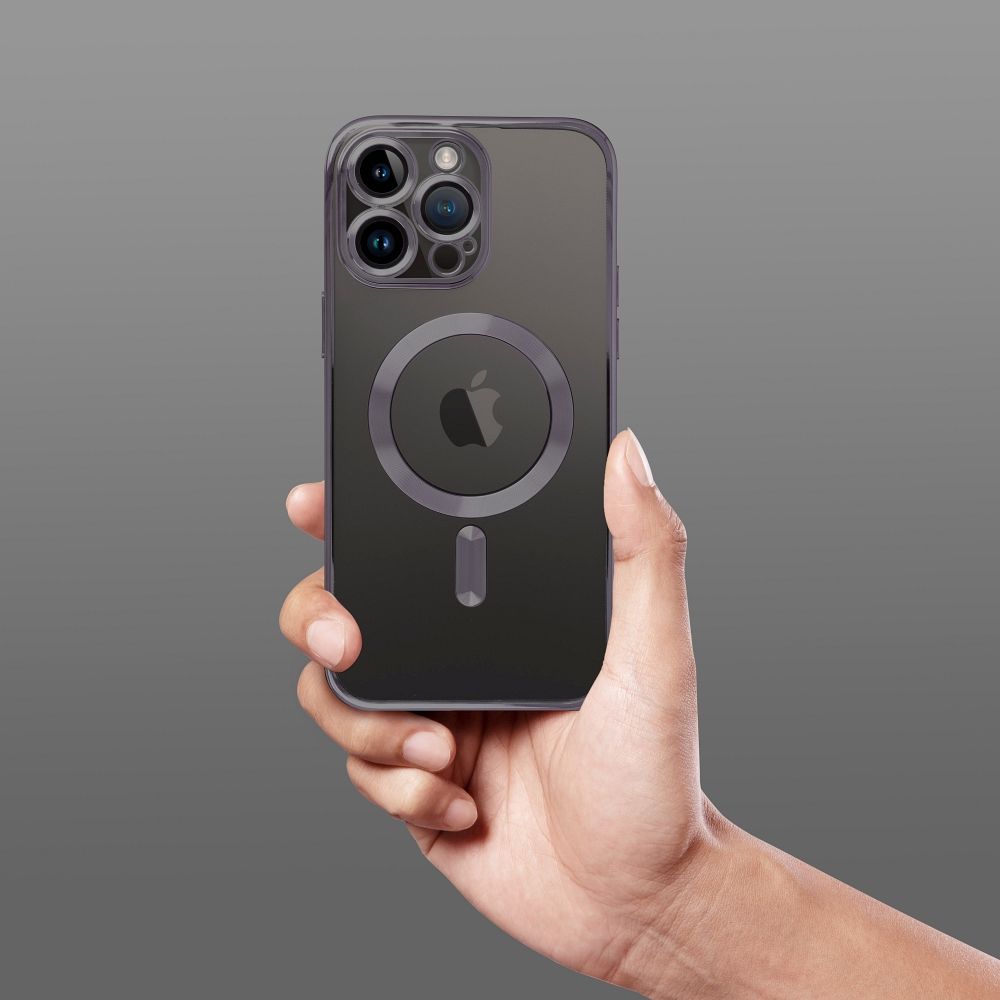 ELECTRO MAG COVER case compatible with MagSafe for SAMSUNG S25 Edge black