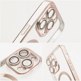ELECTRO MAG COVER case compatible with MagSafe for IPHONE SE 2025 brown