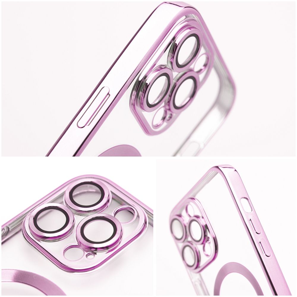 ELECTRO MAG COVER case compatible with MagSafe for IPHONE SE 2025 rose