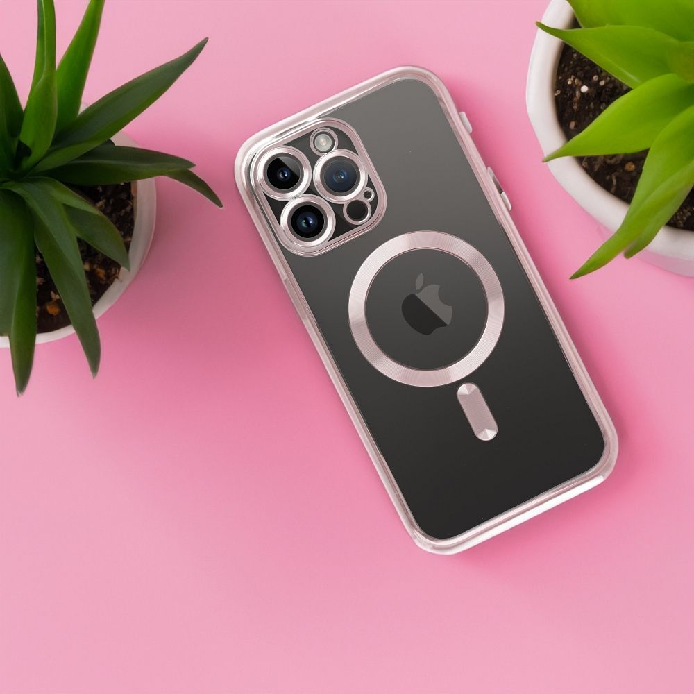 ELECTRO MAG COVER case compatible with MagSafe for IPHONE SE 2025 rose