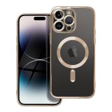 ELECTRO MAG COVER case compatible with MagSafe for IPHONE 16e gold