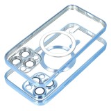 ELECTRO MAG COVER case compatible with MagSafe for IPHONE SE 2025 blue
