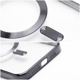 ELECTRO MAG COVER case compatible with MagSafe for SAMSUNG A54 black