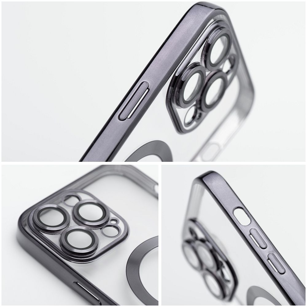 ELECTRO MAG COVER case compatible with MagSafe for SAMSUNG A54 black