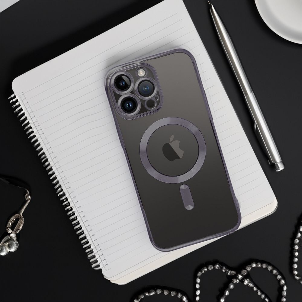 ELECTRO MAG COVER case compatible with MagSafe for SAMSUNG A54 black