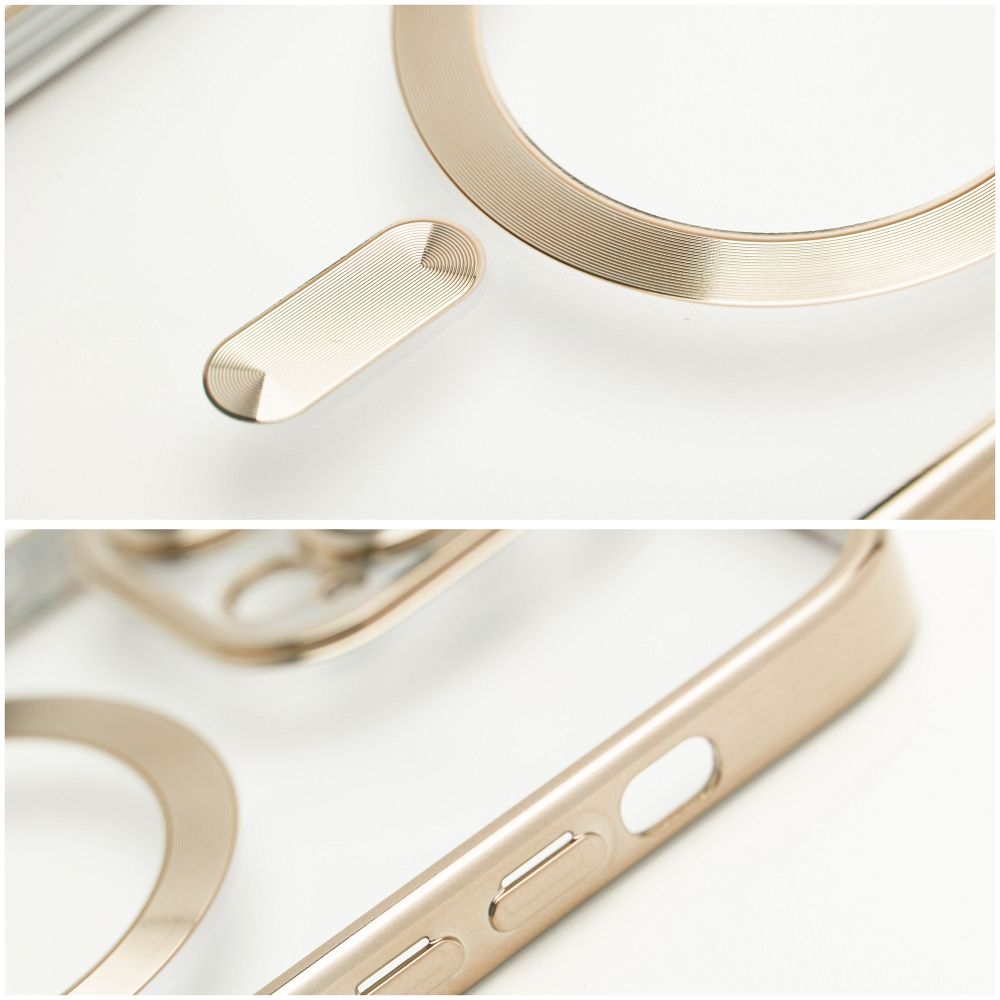 ELECTRO MAG COVER case compatible with MagSafe for SAMSUNG A54 gold