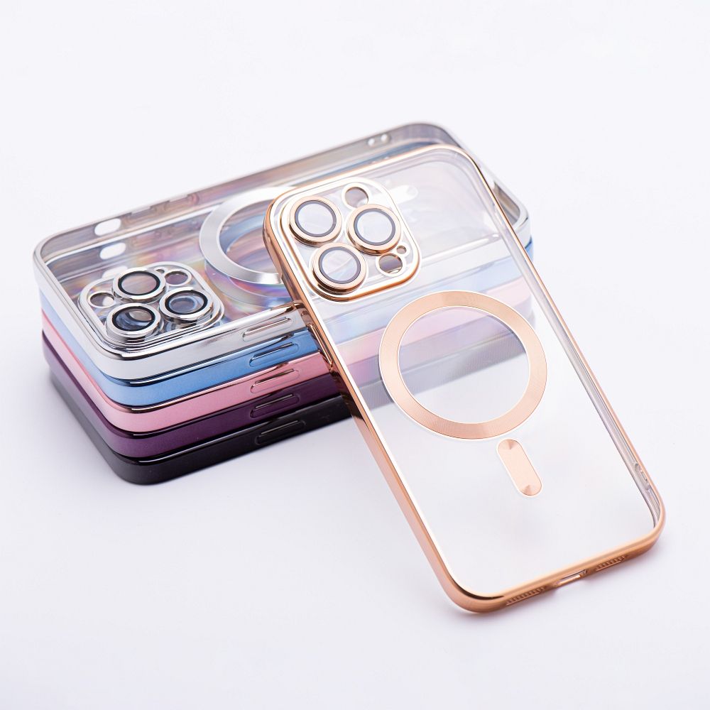 ELECTRO MAG COVER case compatible with MagSafe for SAMSUNG A54 gold