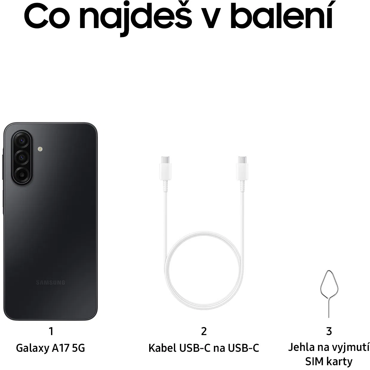 Samsung Galaxy A17 5G (SM-A176) 4GB/128GB Černá