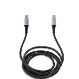 Lacoste Iconic Petit Pique Woven Logo MagSafe Zadní Kryt pro iPhone 15 Pro Black + USB-C/USB-C Datový Kabel