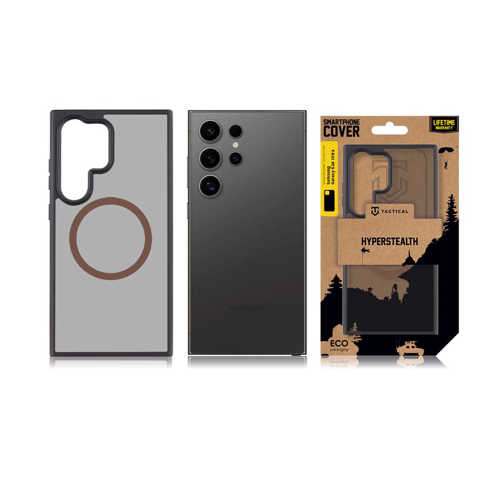 Tactical MagForce Hyperstealth 2.0 Kryt pro Samsung Galaxy S24 Ultra Black/Moucha Moose