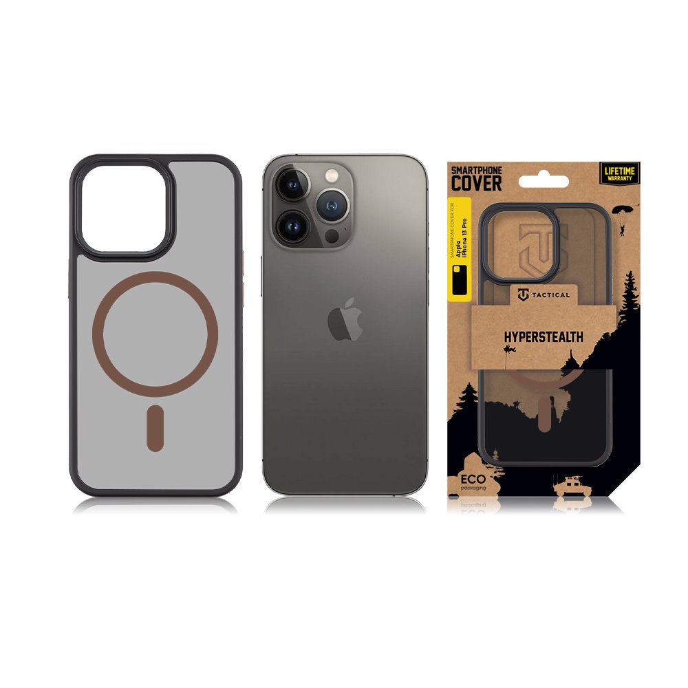 Tactical MagForce Hyperstealth 2.0 Kryt pro iPhone 13 Pro Black/Moucha Moose