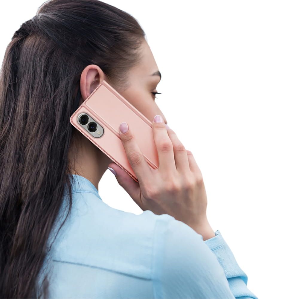 DUX DUCIS wallet case SKIN PRO for SAMSUNG S25 Edge rose